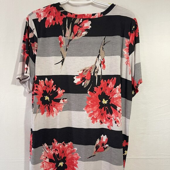 Floral/Striped Top - Picture 2 of 2